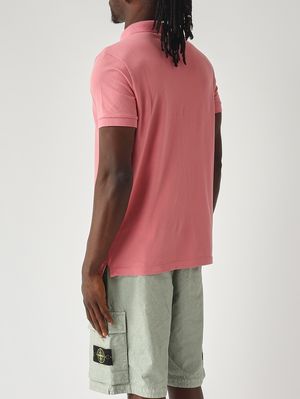 4. Herren-Poloshirt aus elastischem Bio-Baumwollpiqué Oleander