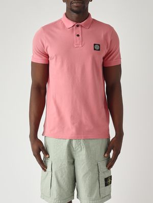 1. Herren-Poloshirt aus elastischem Bio-Baumwollpiqué Oleander