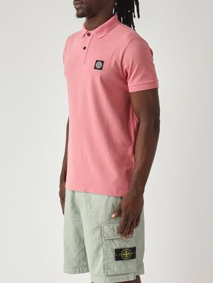 3. Herren-Poloshirt aus elastischem Bio-Baumwollpiqué Oleander