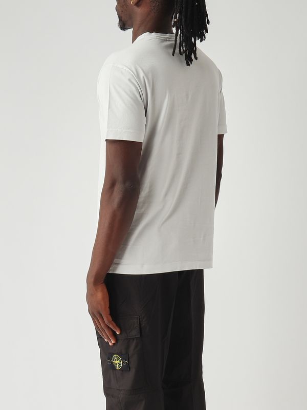 4. Men's T-shirt in 60/2 cotton jersey Sky Stone Island l1s152100027s0013