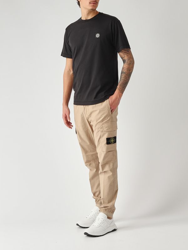 2. Men's T-shirt in 60/2 cotton jersey Black Stone Island l1s152100027s0013