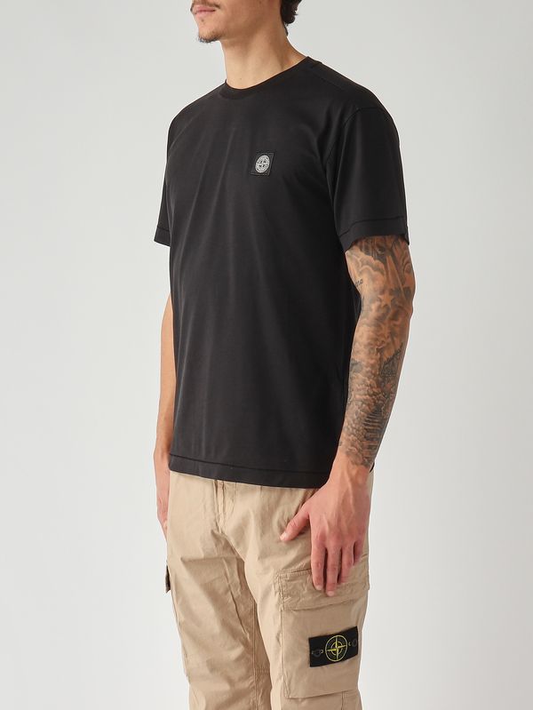 3. Men's T-shirt in 60/2 cotton jersey Black Stone Island l1s152100027s0013