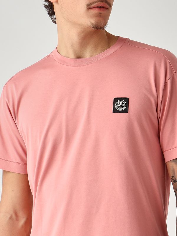 5. Men's T-shirt in 60/2 cotton jersey Oleander Stone Island l1s152100027s0013