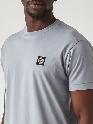 5. T-shirt uomo in jersey di cotone 60/2 Avio Chiaro