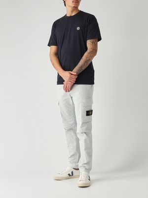 2. T-shirt en jersey de coton 60/2 pour homme Bleu marine