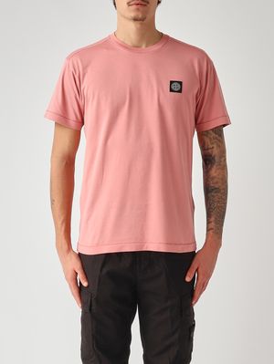 1. T-shirt en jersey de coton 60/2 pour homme Laurier-rose
