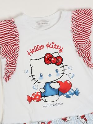 3. Robe pour fille en coton stretch Blanc
