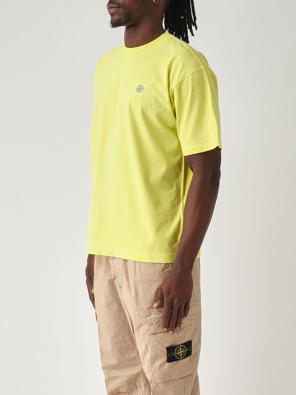 3. Men's T-shirt in combed organic cotton jersey Yellow Stone Island l1s152100030s0115