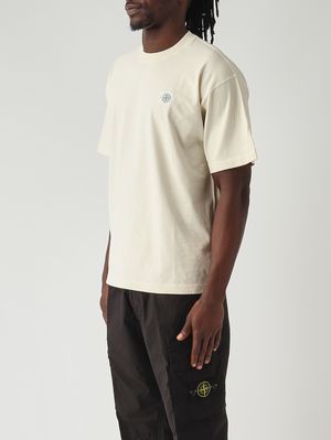 3. T-shirt en jersey de coton biologique peigné pour homme Ivoire