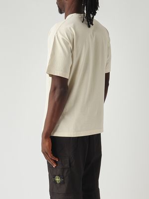 4. T-shirt en jersey de coton biologique peigné pour homme Ivoire
