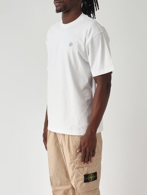 3. T-shirt en jersey de coton biologique peigné pour homme Blanc