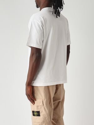 4. T-shirt en jersey de coton biologique peigné pour homme Blanc