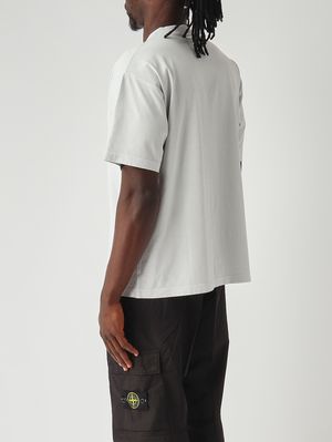 4. Herren-T-Shirt aus gekämmtem Bio-Baumwolljersey Himmel