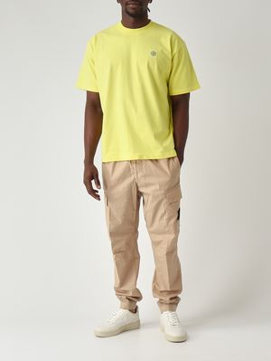 2. T-shirt en jersey de coton biologique peigné pour homme Jaune