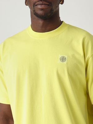 5. T-shirt en jersey de coton biologique peigné pour homme Jaune