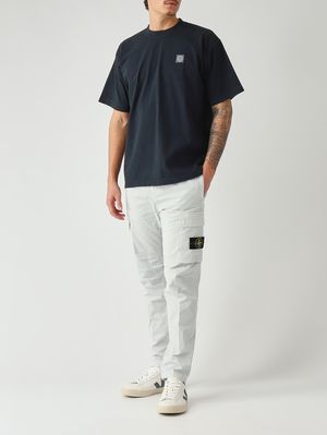 2. T-shirt en jersey de coton biologique peigné pour homme Bleu marine