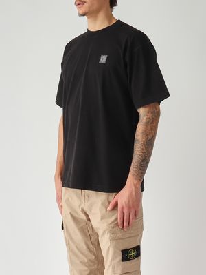 3. Herren-T-Shirt aus gekämmtem Bio-Baumwolljersey Schwarz