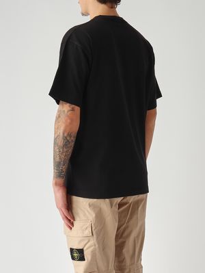 4. Herren-T-Shirt aus gekämmtem Bio-Baumwolljersey Schwarz