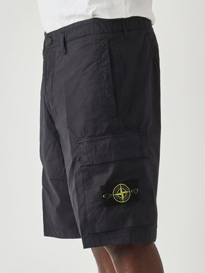 5. Bermuda uomo in tela di cotone stretch Navy
