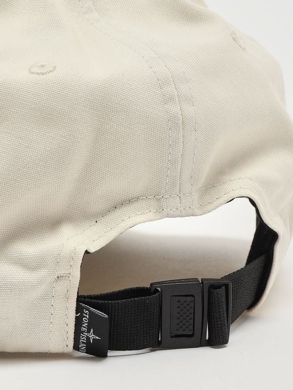 3. Men's cotton baseball cap Ivory Stone Island l1s159100013s0248