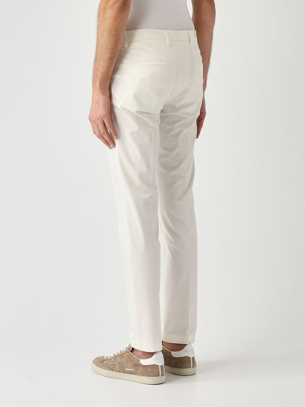 3. Men's BG04 stretch cotton trousers Milk Briglia bg04300127