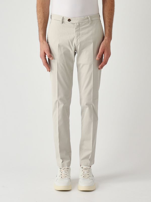 Pantalon homme BG04 en coton stretch Mastic Briglia