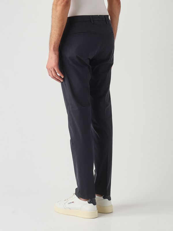 3. Men's BG04 stretch cotton trousers Navy Briglia bg04300127