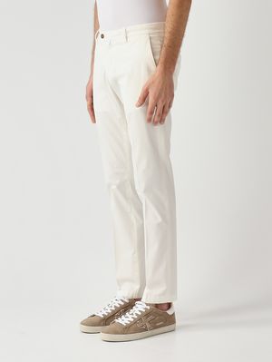 2. Men's BG04 stretch cotton trousers Milk