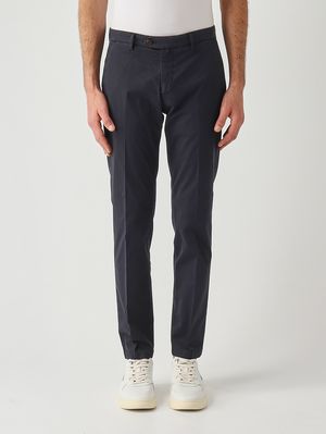1. Men's BG04 stretch cotton trousers Navy
