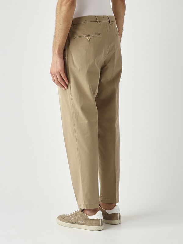 3. PortobelloD Easy Fit men's cotton trousers Dark Beige Briglia potobellod300519