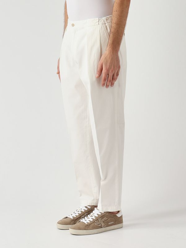 2. Pantalon homme PortobelloD Easy Fit en coton Blanc Briglia potobellod300519