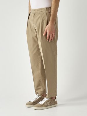 2. PortobelloD Easy Fit men's cotton trousers Dark Beige
