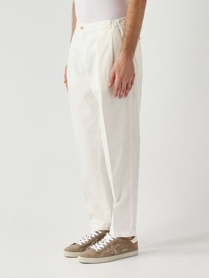 2. Pantalon homme PortobelloD Easy Fit en coton Blanc