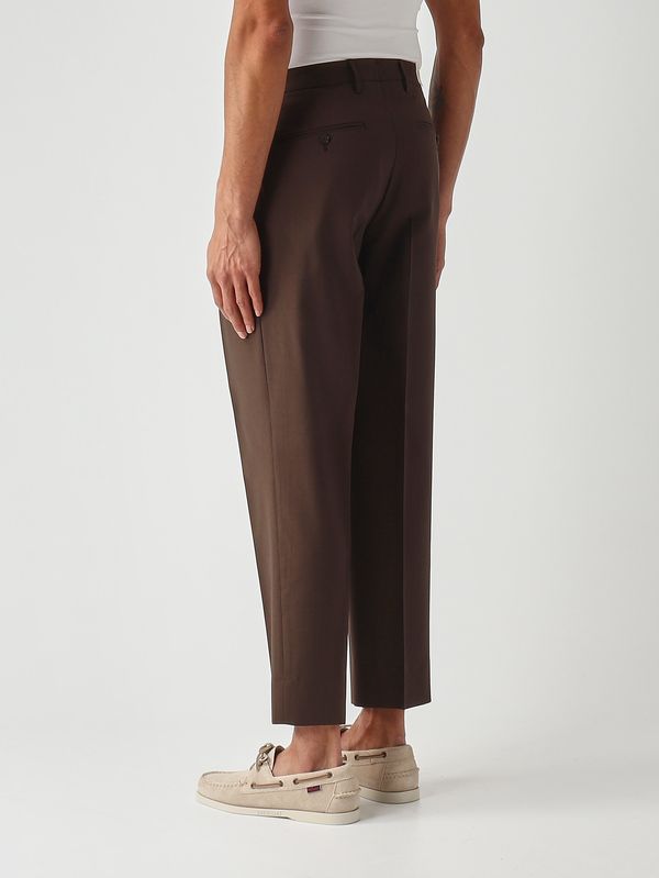 4. Pantalón de hombre PortobelloS Easy Fit de lana virgen Marrón Briglia portobellos300108