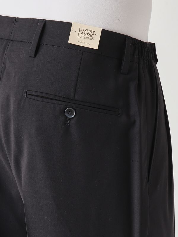 4. Pantalón de hombre PortobelloS Easy Fit de lana virgen Azul marino Briglia portobellos300108