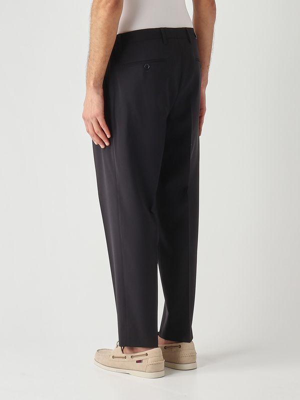 3. Pantalón de hombre PortobelloS Easy Fit de lana virgen Azul marino Briglia portobellos300108