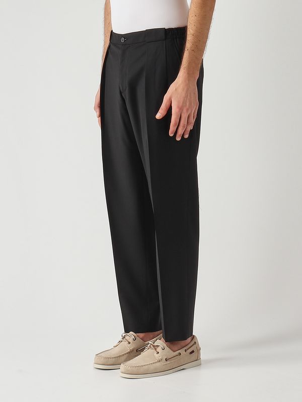 2. Herrenhose PortobelloS Easy Fit aus Schurwolle Schwarz Briglia portobellos300108
