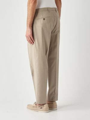 3. Herrenhose PortobelloS Easy Fit aus Schurwolle Kaki