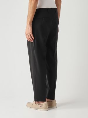 3. Herrenhose PortobelloS Easy Fit aus Schurwolle Schwarz