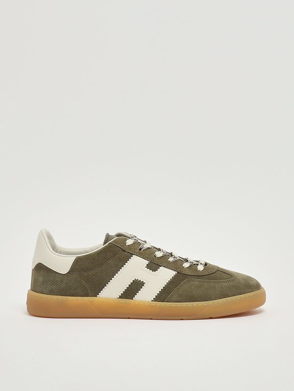 Baskets pour homme Cool en daim Kaki Hogan
