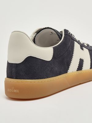 5. Baskets pour homme Cool en daim Bleu marine