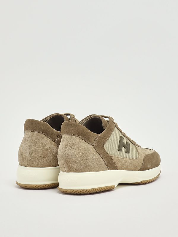 3. Herren-Sneaker Interactive aus Veloursleder Braun Hogan hxm00n0i980ugo