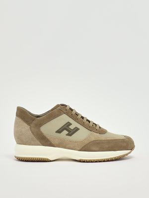 1. Herren-Sneaker Interactive aus Veloursleder Braun