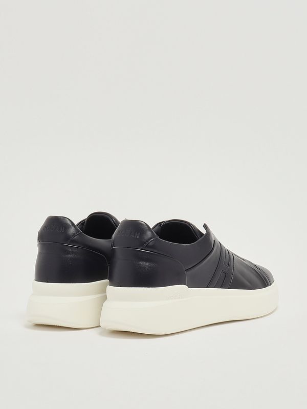 3. Men's H580 leather sneakers Navy Hogan hxm5800be00le9