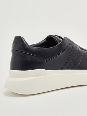 5. Men's H580 leather sneakers Navy