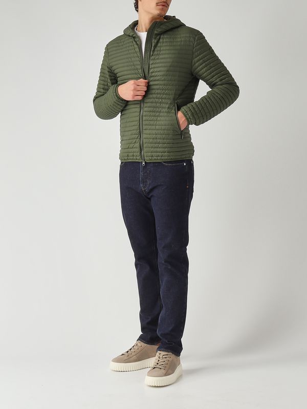 2. Herrenjacke aus recyceltem Stretchgewebe Waldgrün Colmar 12378vx