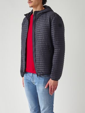 3. Herrenjacke aus recyceltem Stretchgewebe Marineblau