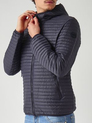 5. Herrenjacke aus recyceltem Stretchgewebe Marineblau