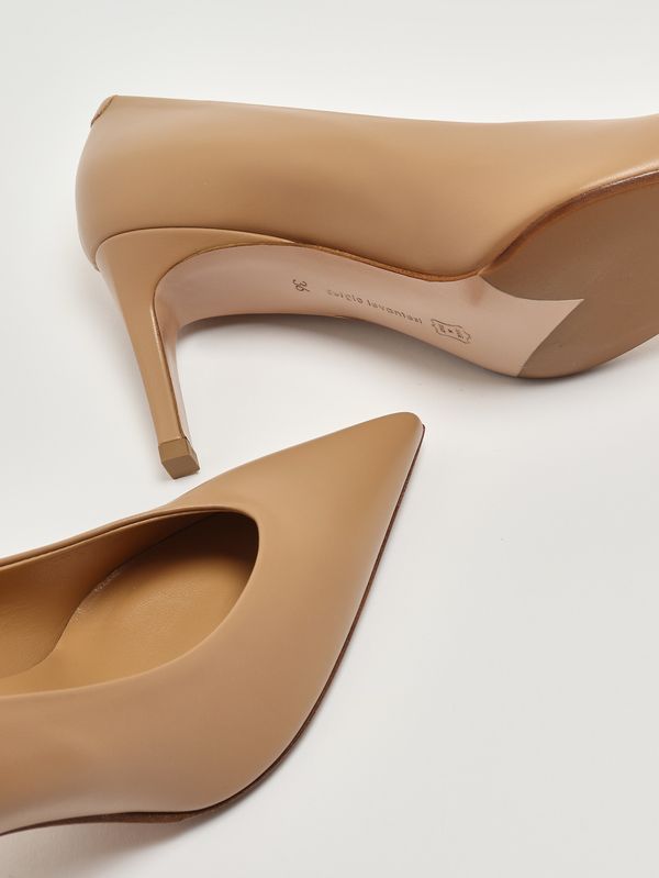 4. Damen-Pumps Galassia aus Leder Tangens Sergio Levantesi galassia6