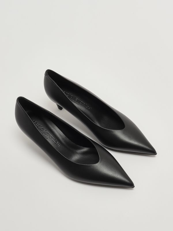 2. Decollete donna Eloisa in pelle Nero Sergio Levantesi eloisa6